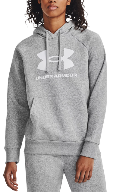 Mikina Under Armour Rival Fleece Big Logo Hoodie Šedá | 1379501-012, 0
