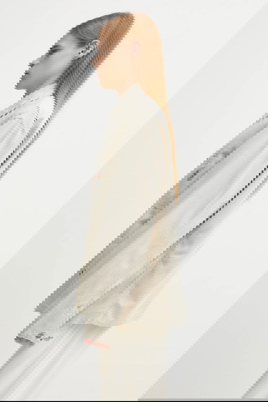 Bunda Carhartt WIP Walter Linen Chore Jacket Béžová | I035552.502, 1