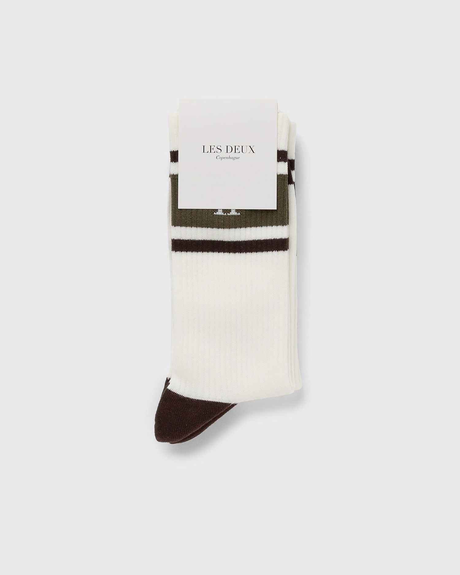 Ponožky Les Deux William Stripe 2-Pack Socks Biela | LDM950006-241953, 0