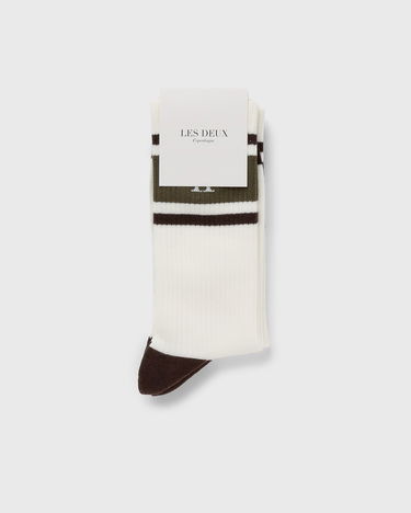 Ponožky Les Deux William Stripe 2-Pack Socks Biela | LDM950006-241953, 0