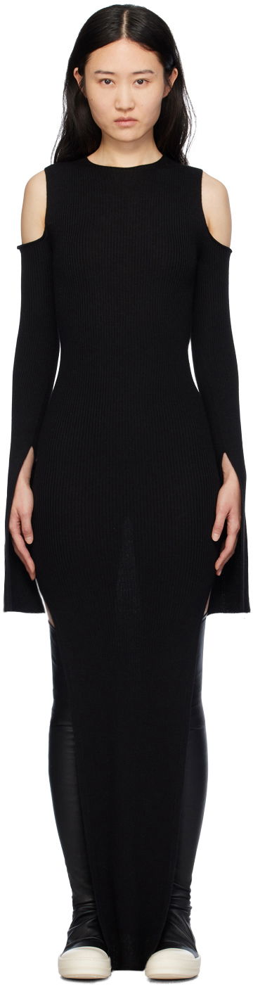 Šaty Rick Owens Cutout Maxi Dress Čierna | RP01D2610 RIBM, 0
