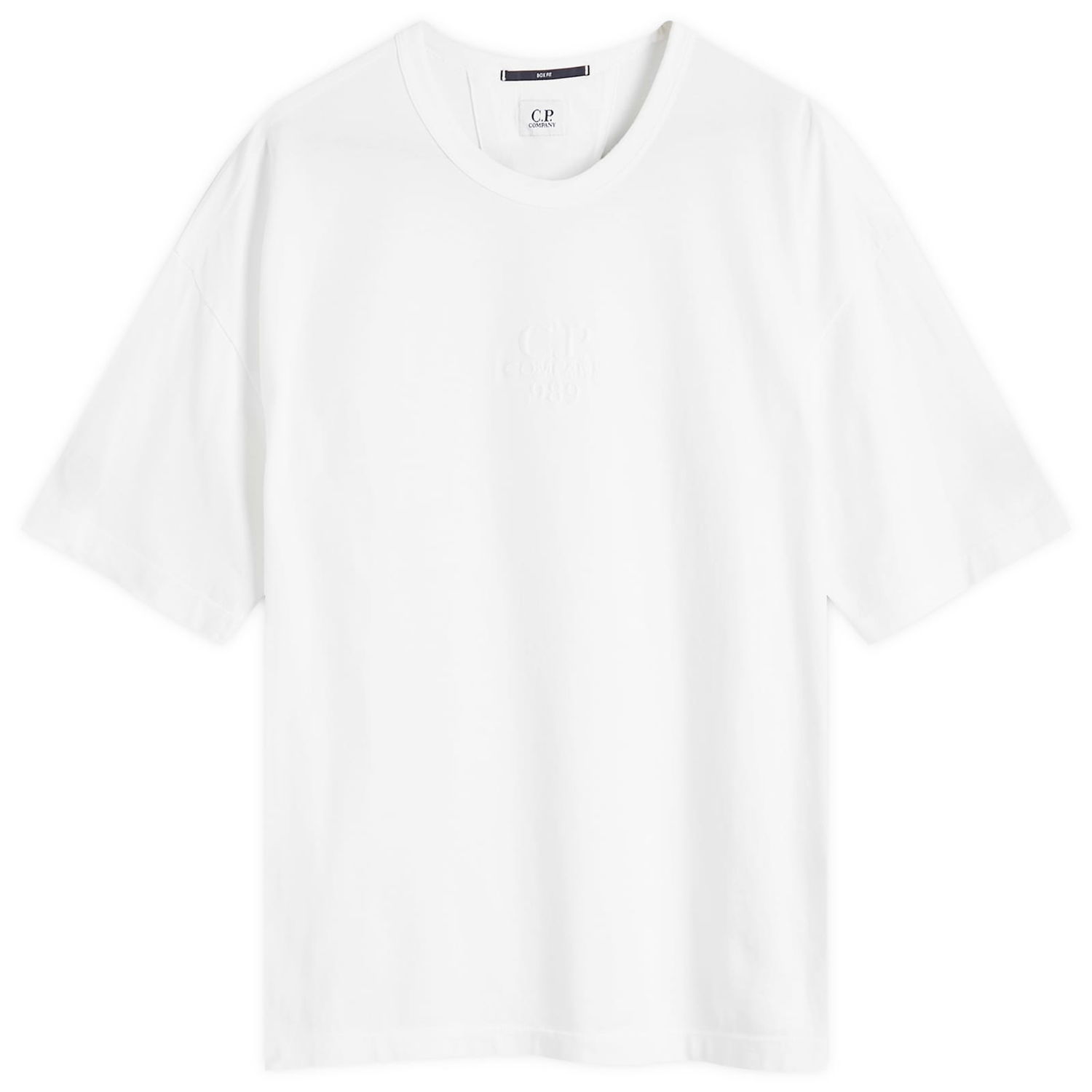 Tričko C.P. Company 20/1 Logo T-Shirt Biela | CMTS181A-005697G-103, 0