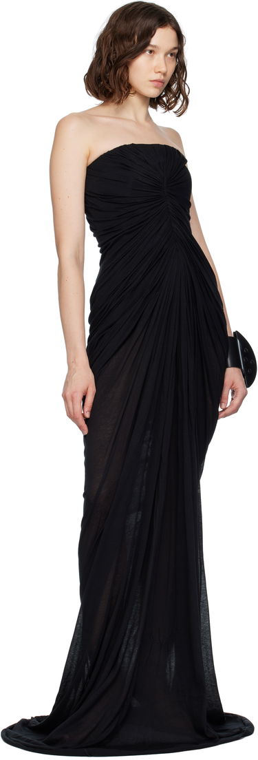 Šaty Rick Owens Rick Owens Concordians Bustier Unstable Maxi Dress Čierna | RP02E4513 UC, 3