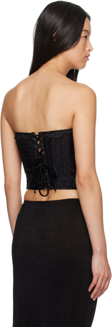 Podprsenka GUIZIO Guizio Pintuck Corset Čierna | F24114W096, 2