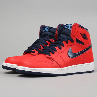 Tenisky a topánky Jordan Air Jordan 1 Retro BG "Letterman" Červená | 575441-606, 1