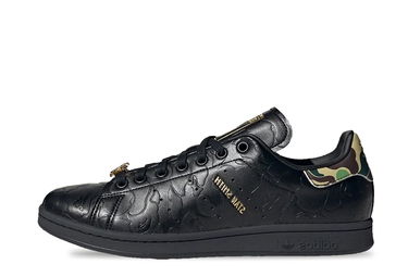 Tenisky a topánky adidas Originals BAPE x Stan Smith "30th Anniversary Black" Čierna | IG1116, 2