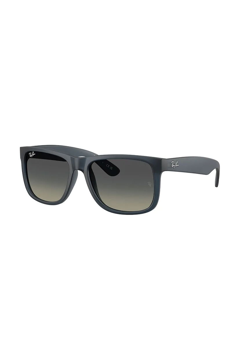 Slnečné okuliare Ray-Ban JUSTIN Gradient Rectangular Frame Sunglasses Šedá | 0RB4165