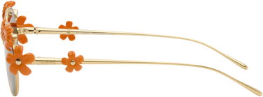 Slnečné okuliare Loewe Paula's Ibiza Daisy Field Round Daisy-Embellished Sunglasses Oranžová | LW40173UW5130F 192337236198, 2
