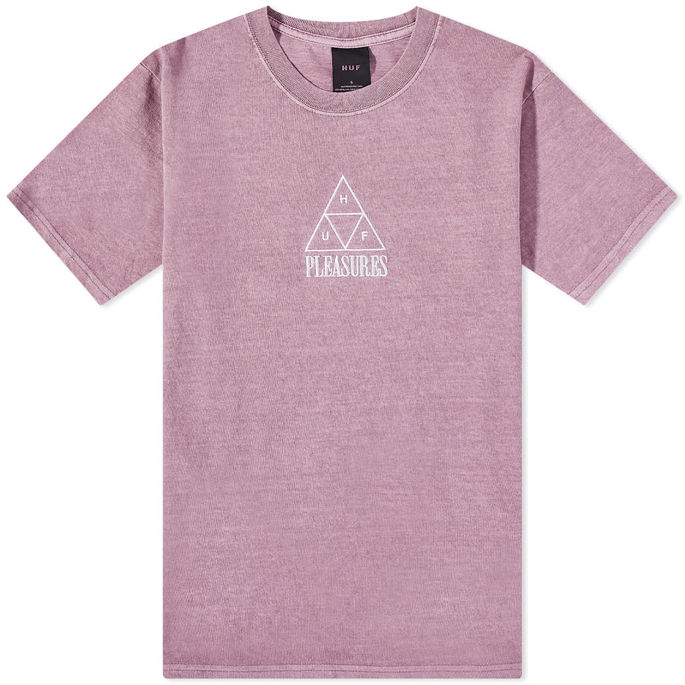 Tričko Pleasures Huf x Dyed Tee Fialová | TS01807-PPL, 0