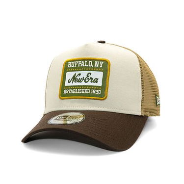 Šiltovka New Era New Era Patch Canvas 9FORTY Trucker Cap One Size (56-59 cm) Hnedá | 60603674, 0