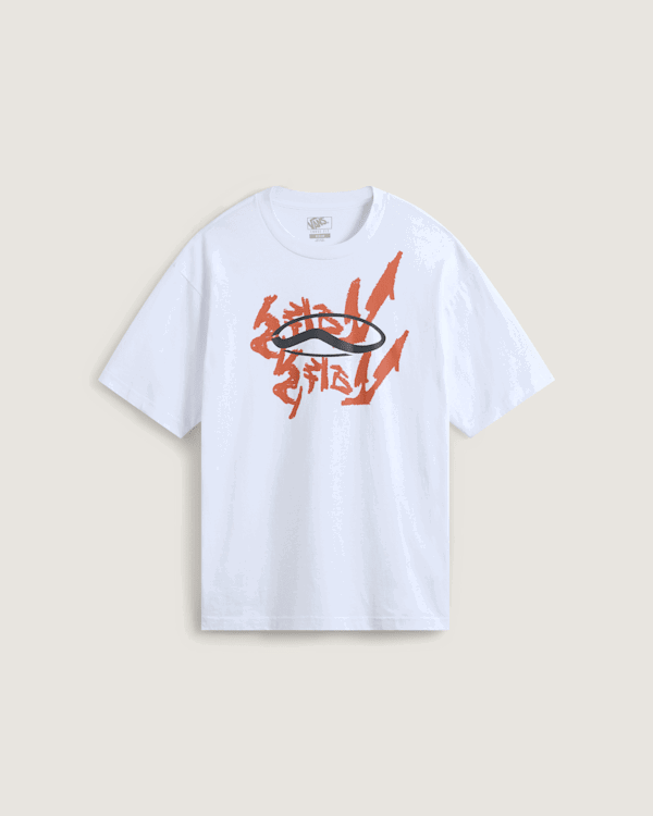 Tričko Vans Mirror V Loose Fit Graphic Tee Biela | VN000RFUWHT, 0