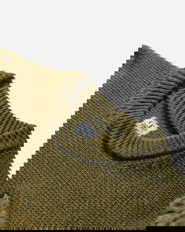 Sveter C.P. Company Lambswool Crewneck Sweater Zelené | 19CMKN244A-110149M 652, 3