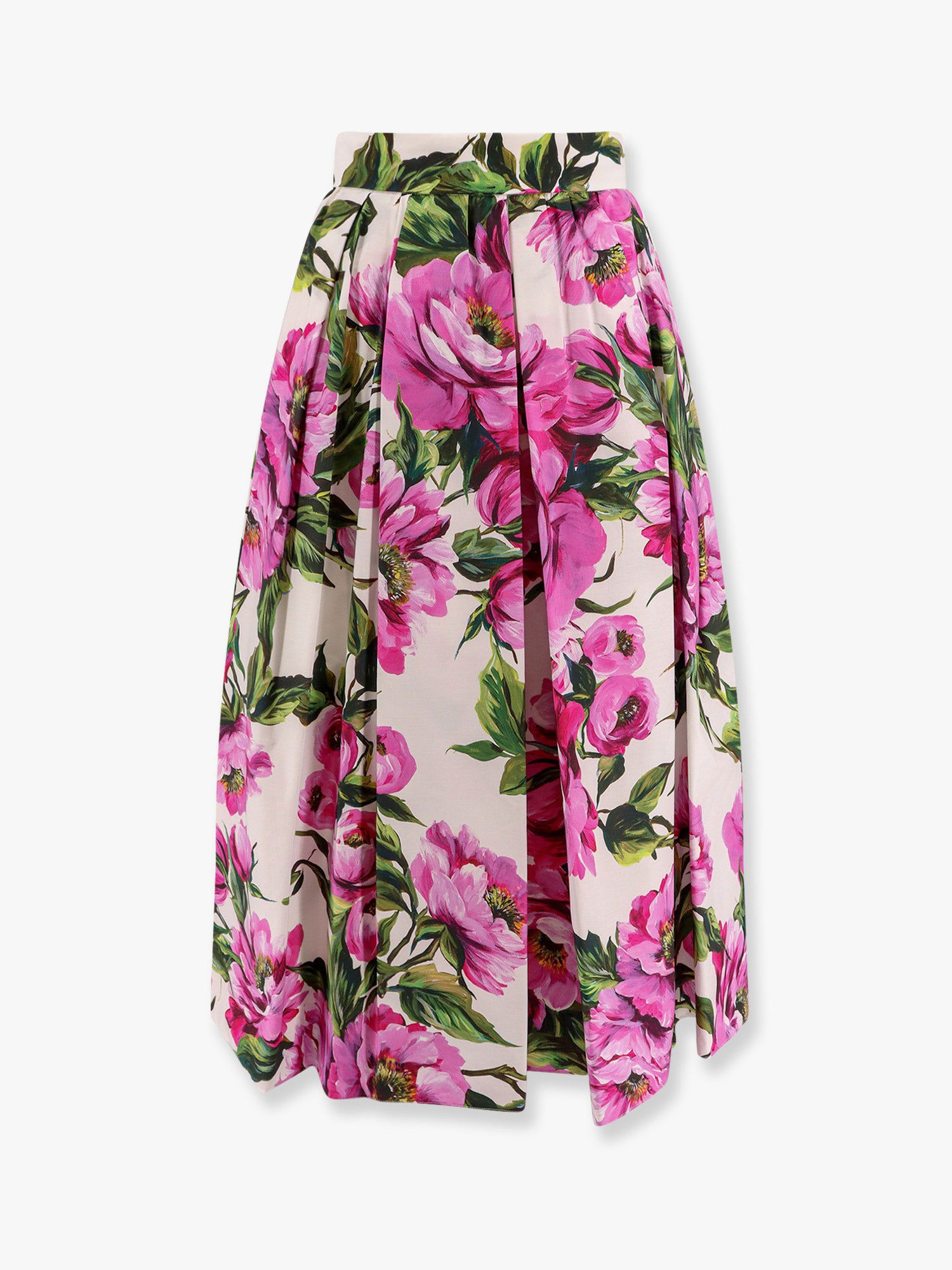 Sukňa Dolce & Gabbana Dolce & Gabbana Peony Print Pleated Midi Skirt Rôznofarebný | F4CULTHS5S3HA5KR, 0