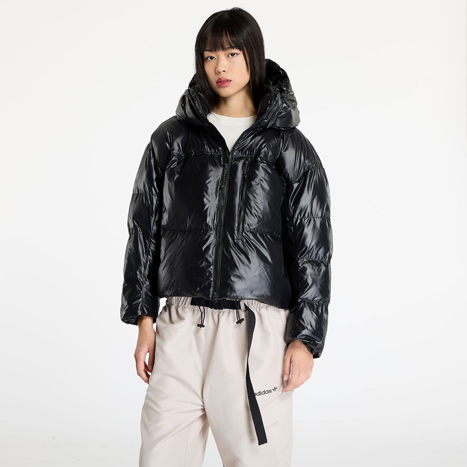 Prešívaná bunda adidas Performance Short Puffer Jacket Čierna | IW9842, 0