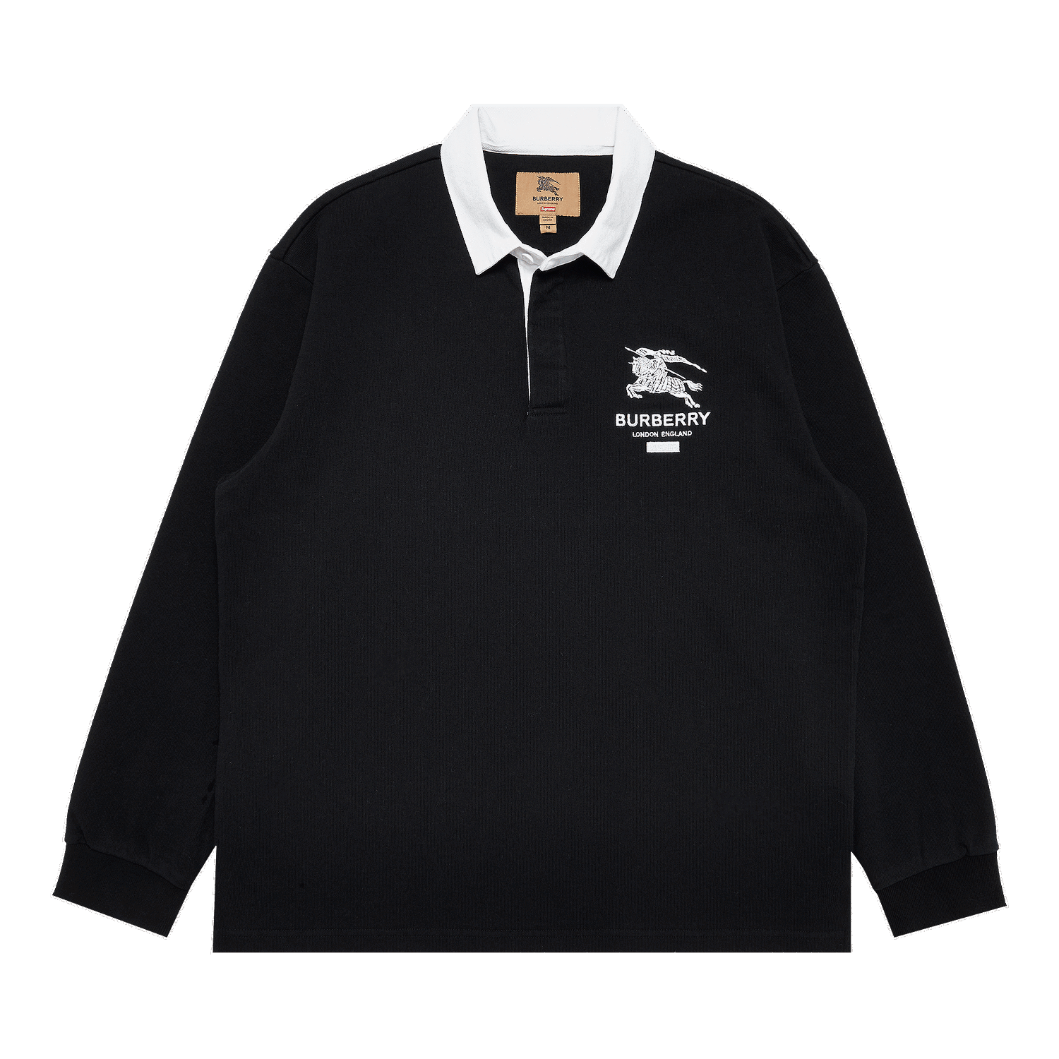 Polo tričko Supreme Burberry x Rugby Čierna | SS22KN12 BLACK, 0