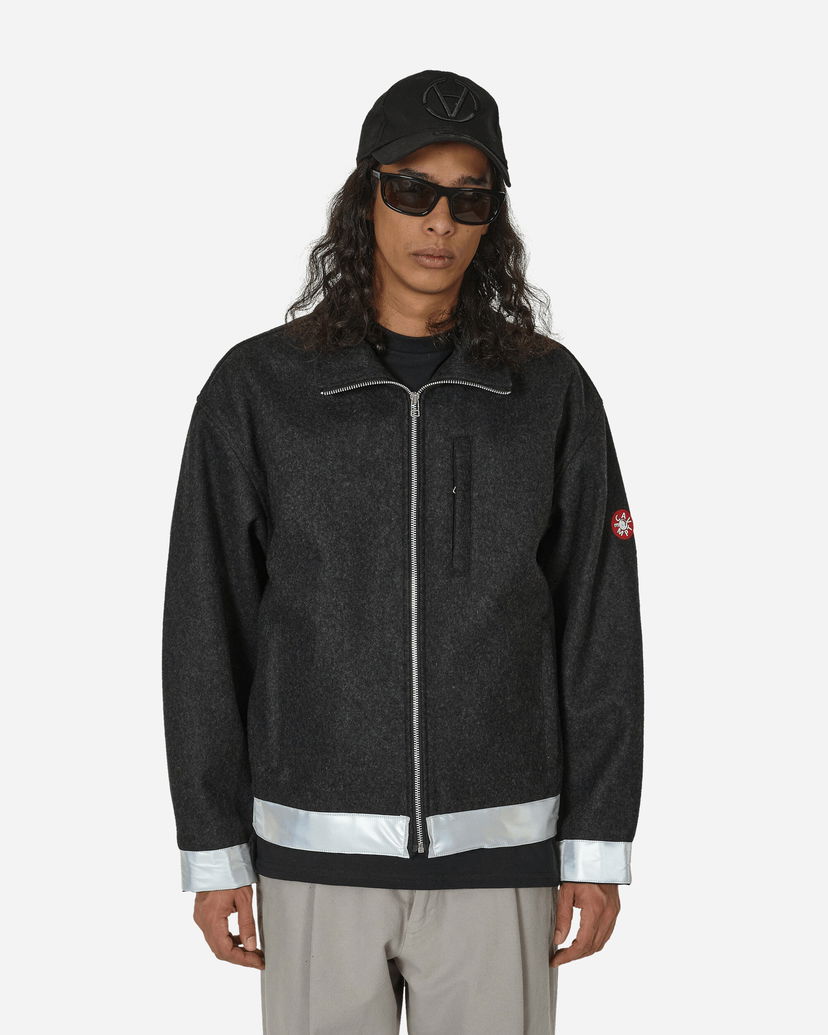 Bunda Cav Empt Reflect Wool Zip Jacket Charcoal Čierna | CES25JK06 CHCL