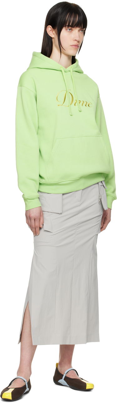 Mikina Dime Dime Cursive Logo Hoodie Zelené | DIMESP2544SAG, 3