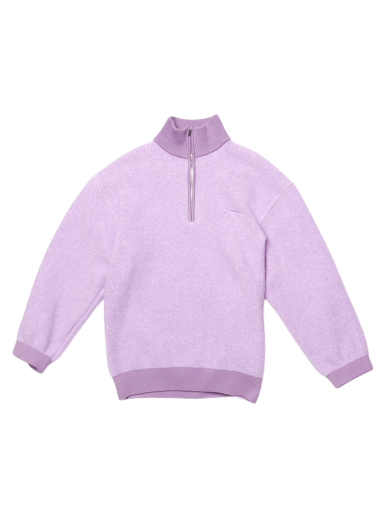 Sveter Jacquemus La Maille Berger Zip Collar Fialová | 226KN040-2113-610