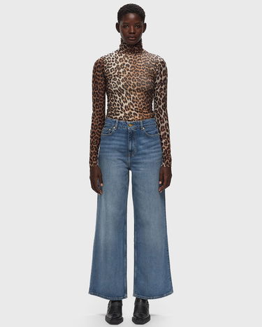 Džínsy GANNI Stretch Denim Andi Modrá | J1634-567, 3