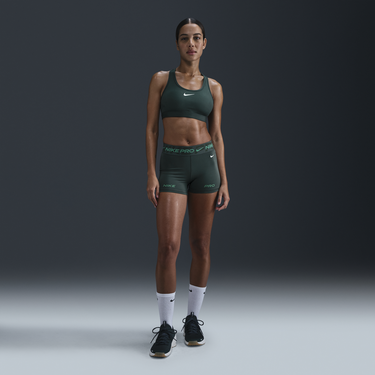 Šortky Nike 8cm Cycling Shorts With Mid Rise Waist Zelené | FV7838-338, 0