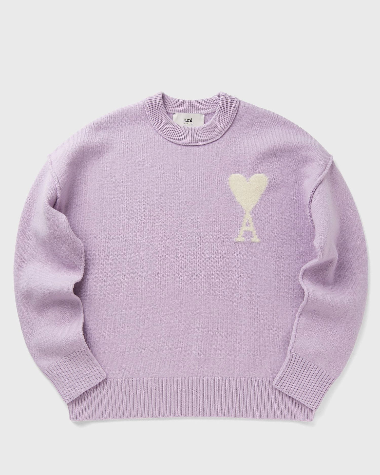 Sveter AMI AMI Paris Boxy ADC Sweater XXL Fialová | UKS090.KN0090-505, 0
