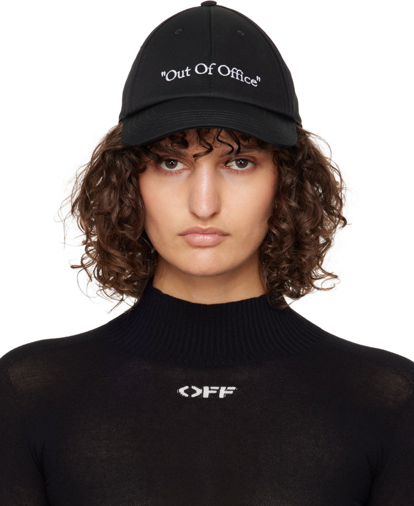 Šiltovka Off-White 'Out Of Office' Baseball Cap Čierna | OWLB045F24FAB0071001