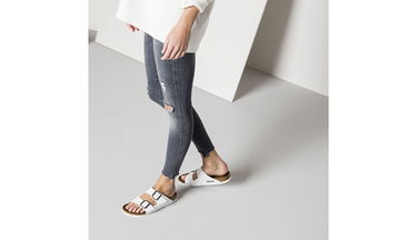 Tenisky a topánky Birkenstock Arizona Birko-Flor White Regular Fit Biela | 0552681, 5