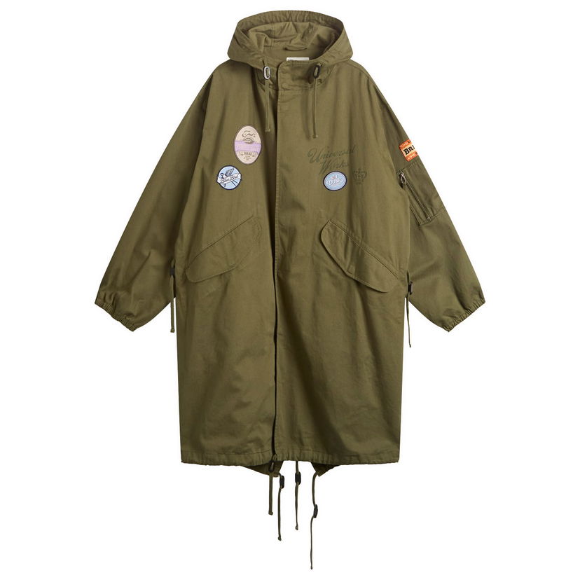 Parka Universal Works END. x Universal Works Shipp Inn Parka Jacket Zelené | P33102ND