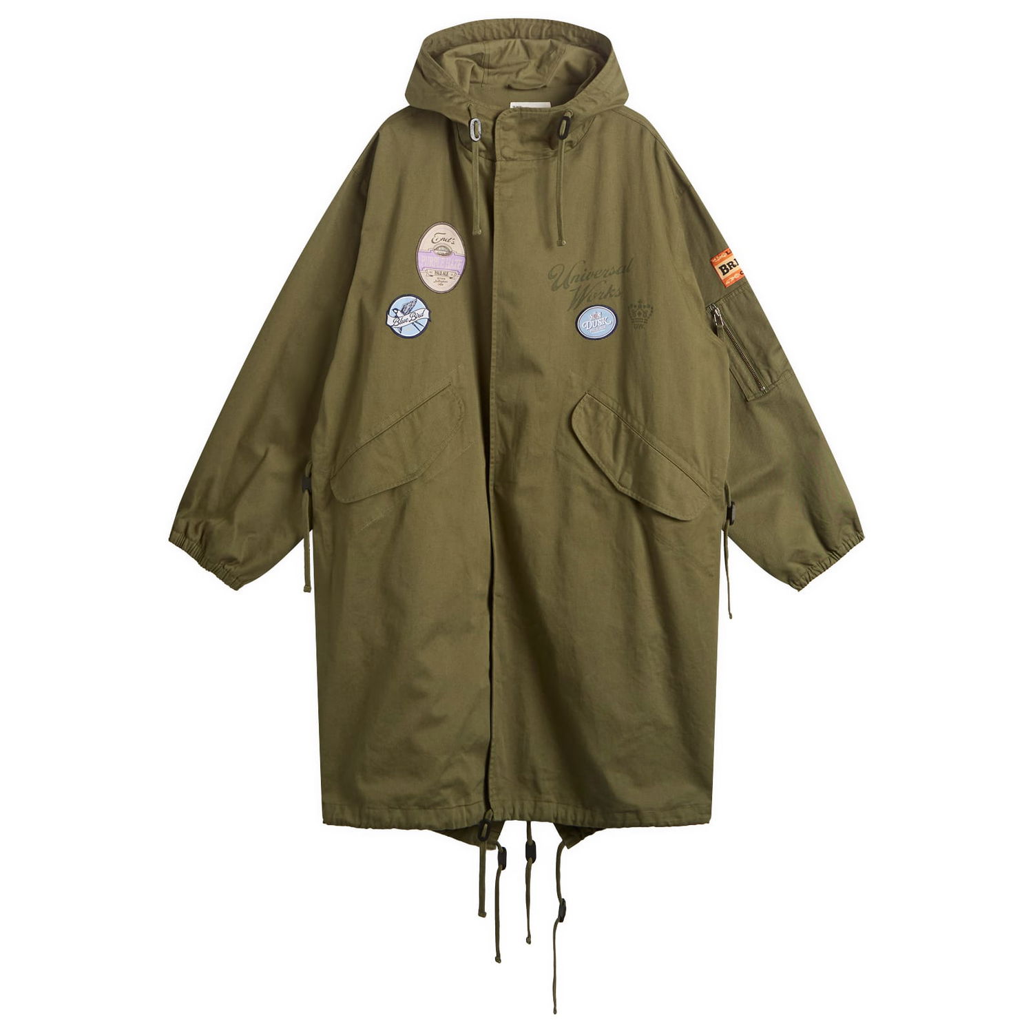 Parka Universal Works END. x Universal Works Shipp Inn Parka Jacket Zelené | P33102ND, 0