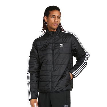 Prešívaná bunda adidas Originals Padded Stand Collar Puffer Jacket Čierna | HL9212, 0
