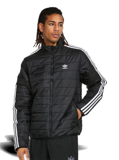 Prešívaná bunda adidas Originals Padded Stand Collar Puffer Jacket Čierna | HL9212