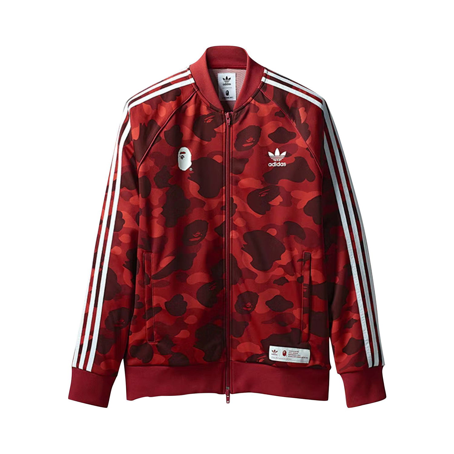 Vetrovka adidas Originals BAPE adicolor Track Top Červená | DP0184, 1