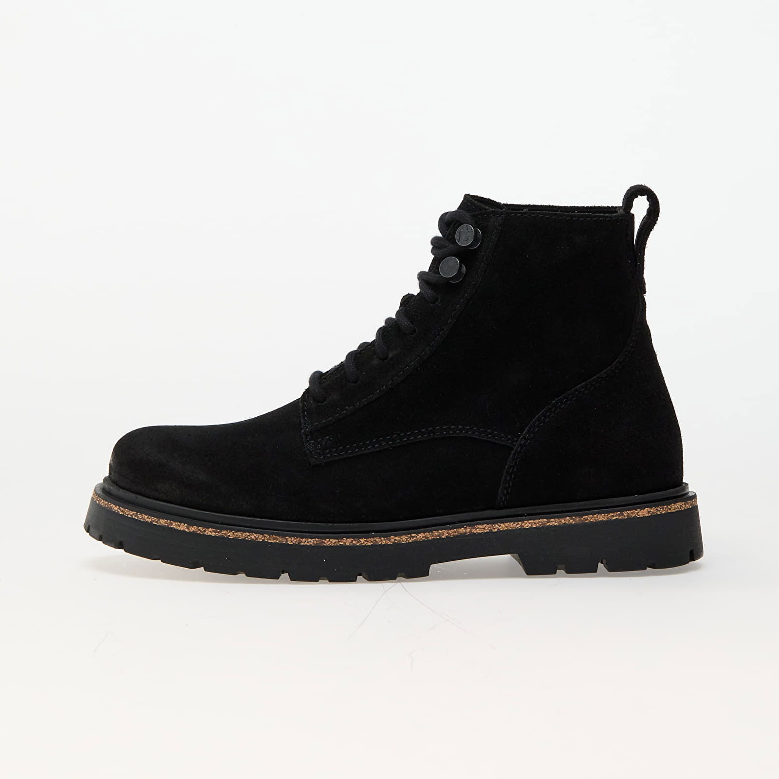 Highwood Lace Mid W Leather Velvet Black