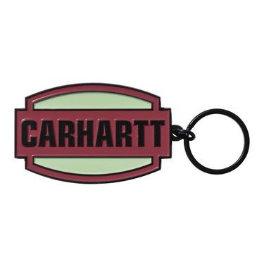 Kľúčenka Carhartt WIP Press Script Keychain Červená | I033868_1, 0