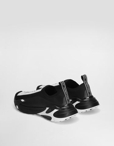 Tenisky a topánky Dolce & Gabbana Sorrento In Stretch Mesh With Logo Čierna | CS2172AH4148S597, 2