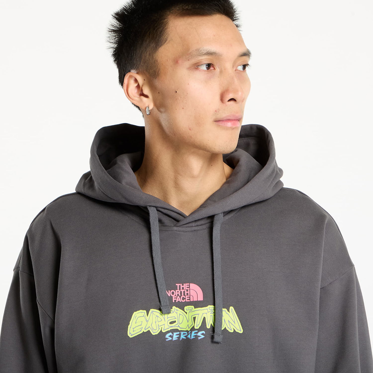 Mikina The North Face Expedition Celebration Oversized Hoodie Šedá | NF0A8E3FRHI1, 1