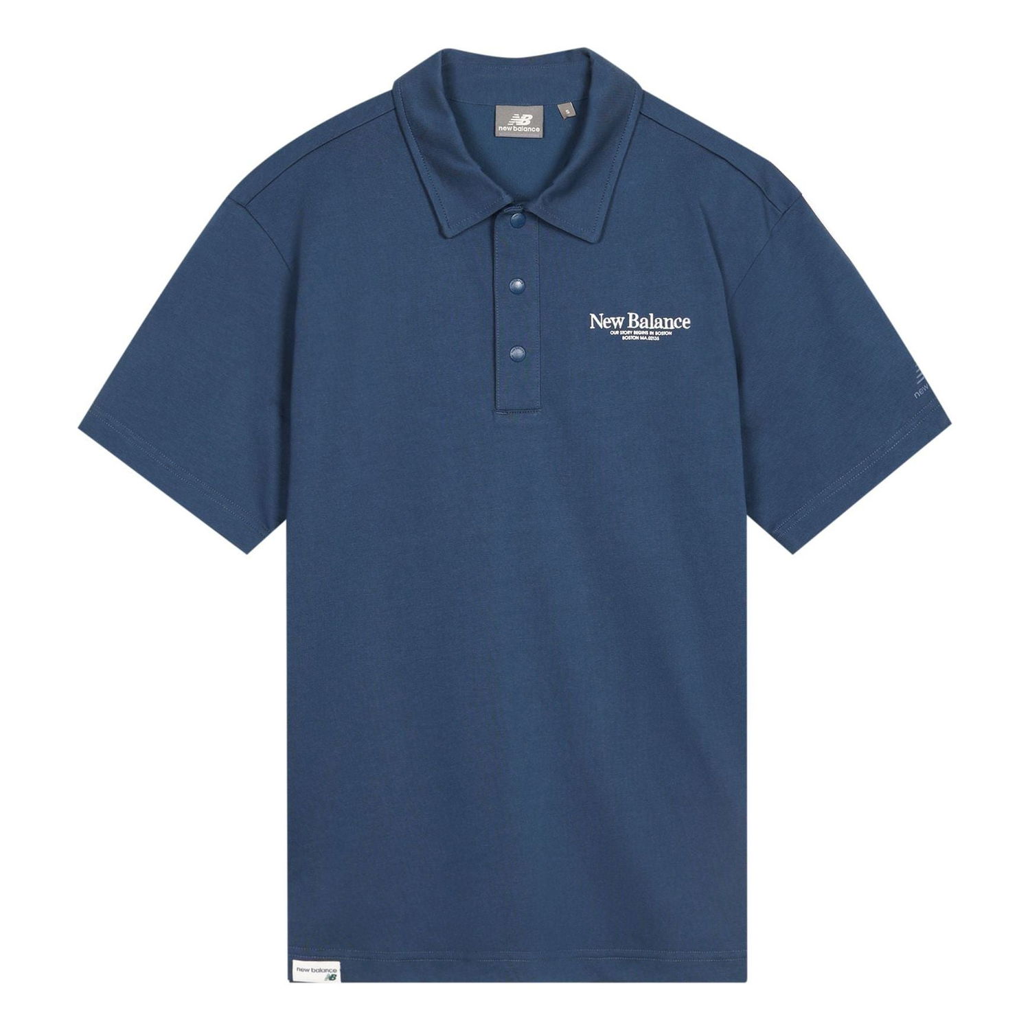 Polo tričko New Balance Sport Lifestyle Polo Shirt Modrá | 5FD24193-NV, 0