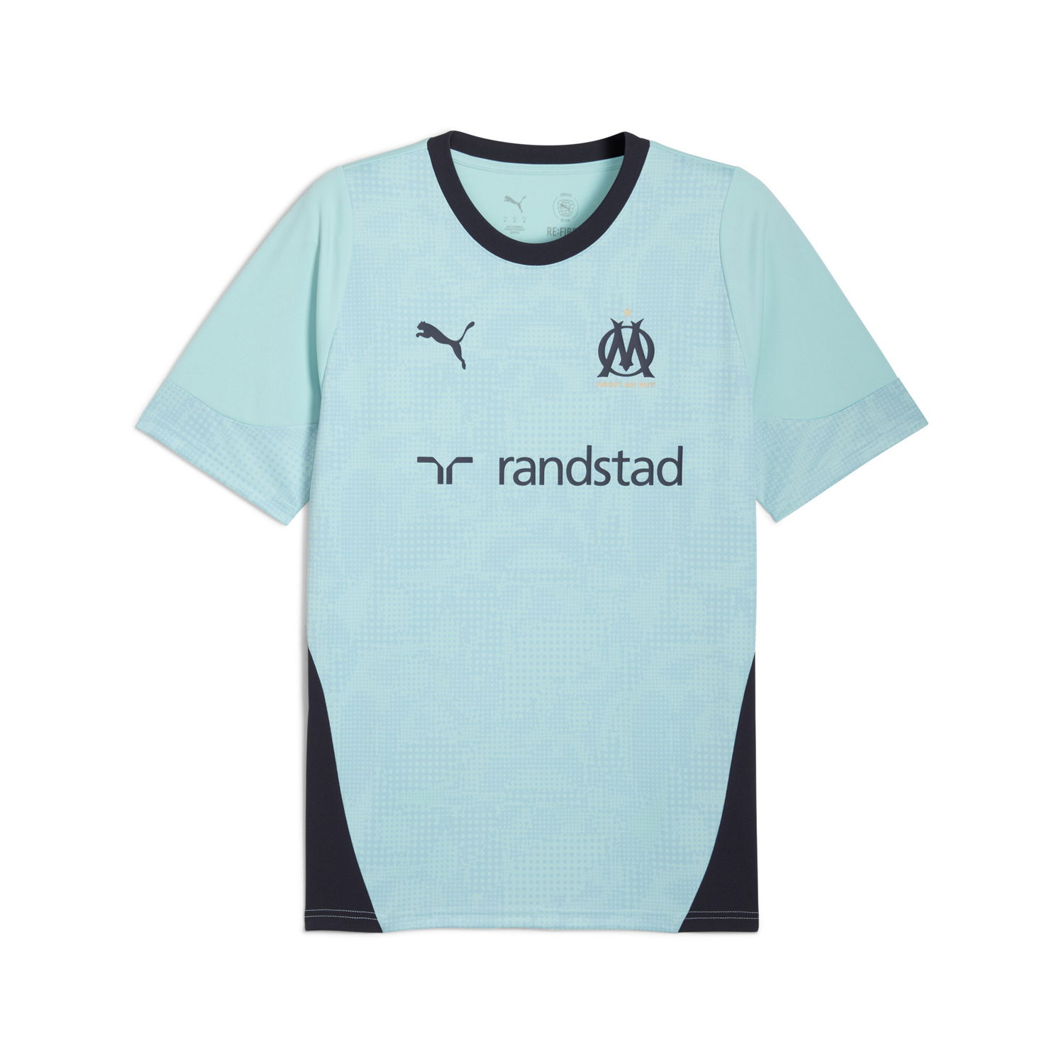 Dres Puma Olympique de Marseille Training T-Shirt Tyrkysová | 781531_21, 0