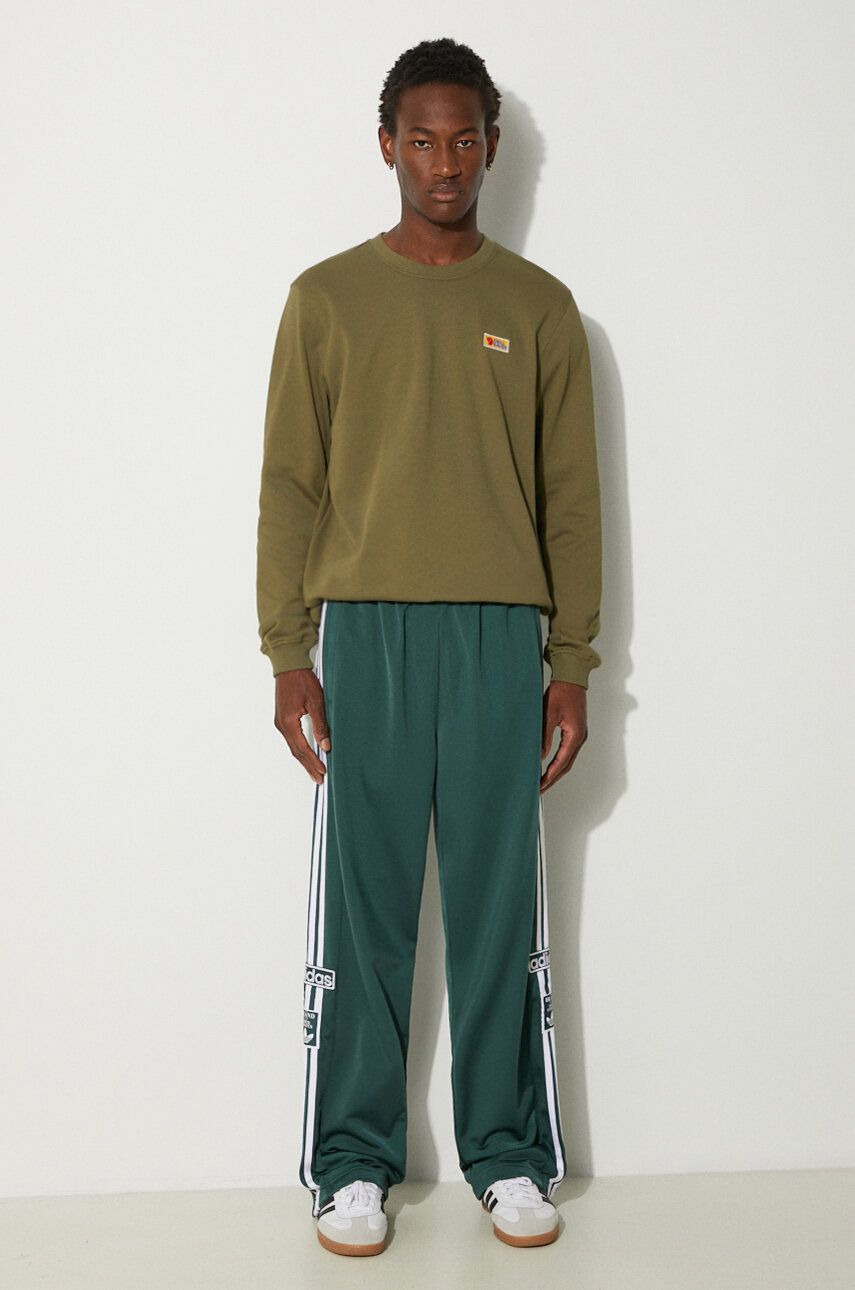 Tepláky adidas Originals Sweatpants With Application Zelené | IY9928, 1