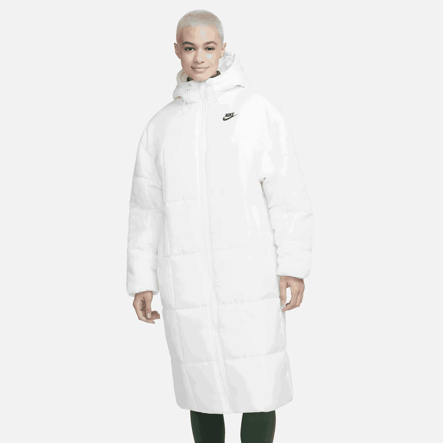 Parka Nike Sportswear Classic Puffer Therma-FIT Loose Hooded Parka Biela | FB7675-133, 0