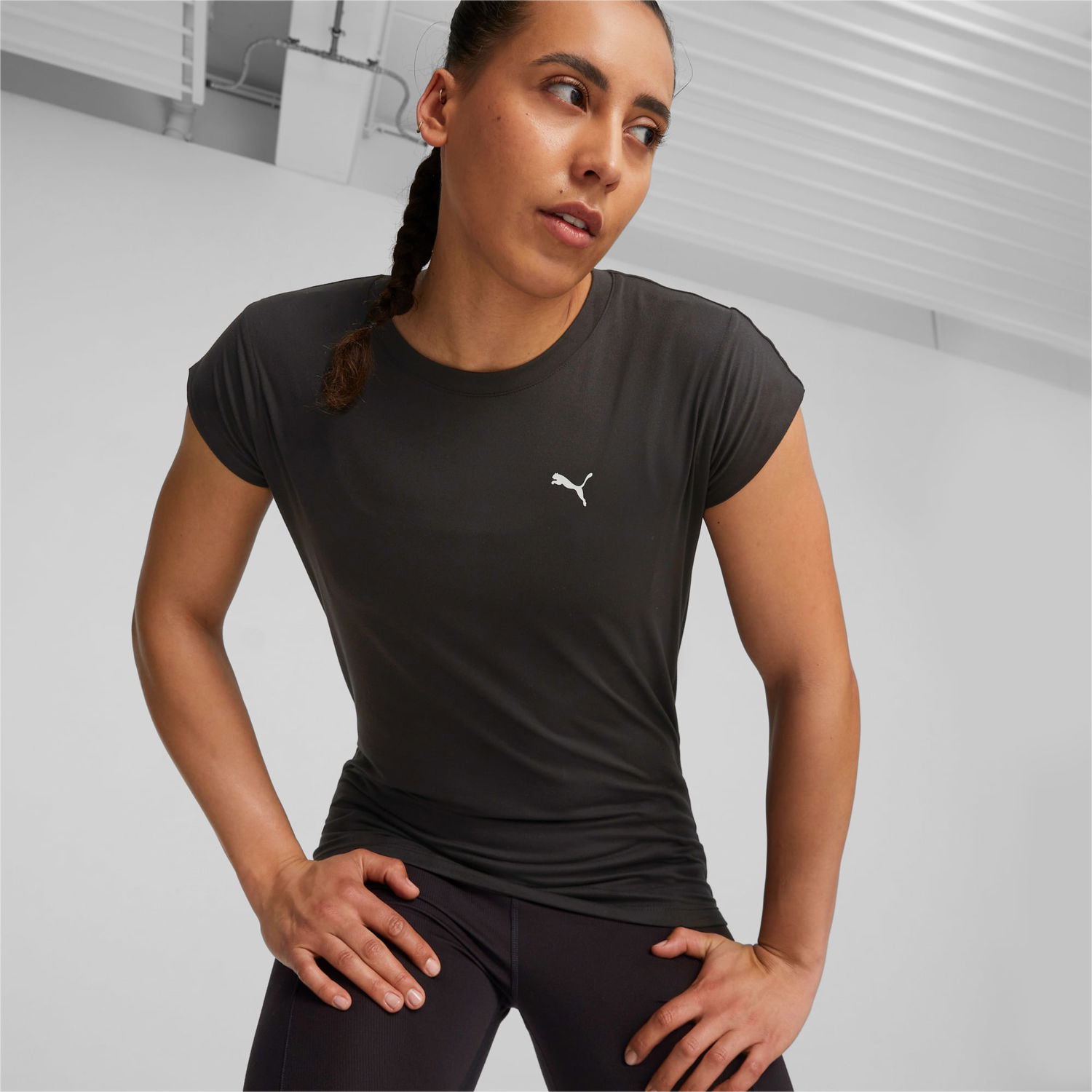 Tričko Puma Cloudspun Trend Training T-Shirt Čierna | 523834_01, 0