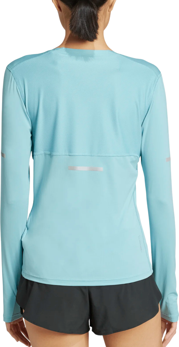 Tričko adidas Originals Adi365 Long-Sleeve Running Top with Thumbholes Modrá | kb9919, 1