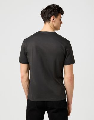 Tričko Wrangler Wrangler Americana Regular Fit T-Shirt Čierna | 112371478:XXL, 0