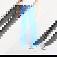 Adicolor Denim 3 Stripes Wide-Leg Track Pants