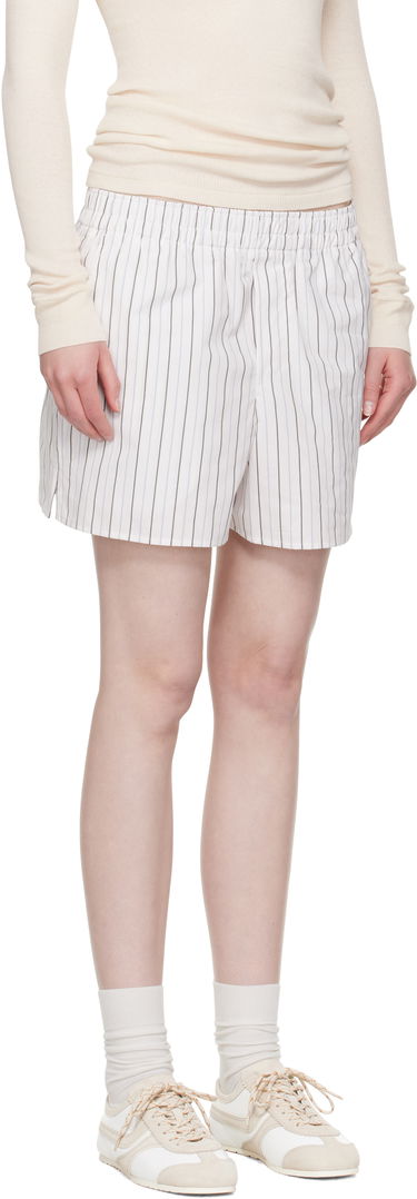 Šortky AMI AMI Paris Cotton Elasticated Shorts Biela | USO117.CO0109, 1