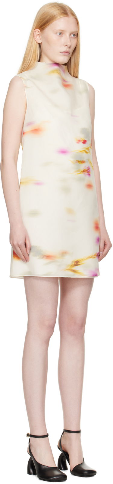 Šaty FERRAGAMO Ferragamo Blossom Flower Reversible Minidress Biela | 781220, 1