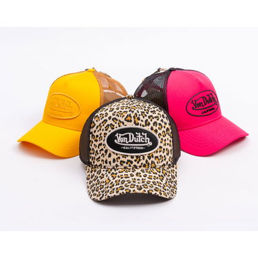 Šiltovka Von Dutch Von Dutch Trucker Cali Patch Hat Béžová | VD/0/CAS2/LEO/BE, 3