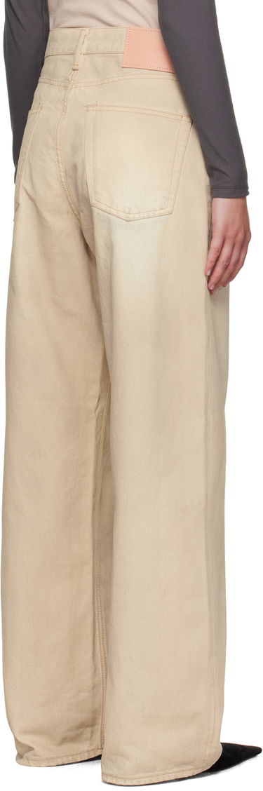 Džínsy Acne Studios Acne Studios 1981 Loose Fit Jeans Béžová | C00084-, 2