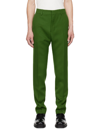 Nohavice AMI Fit Trousers Zelené | HTR004.WV0004