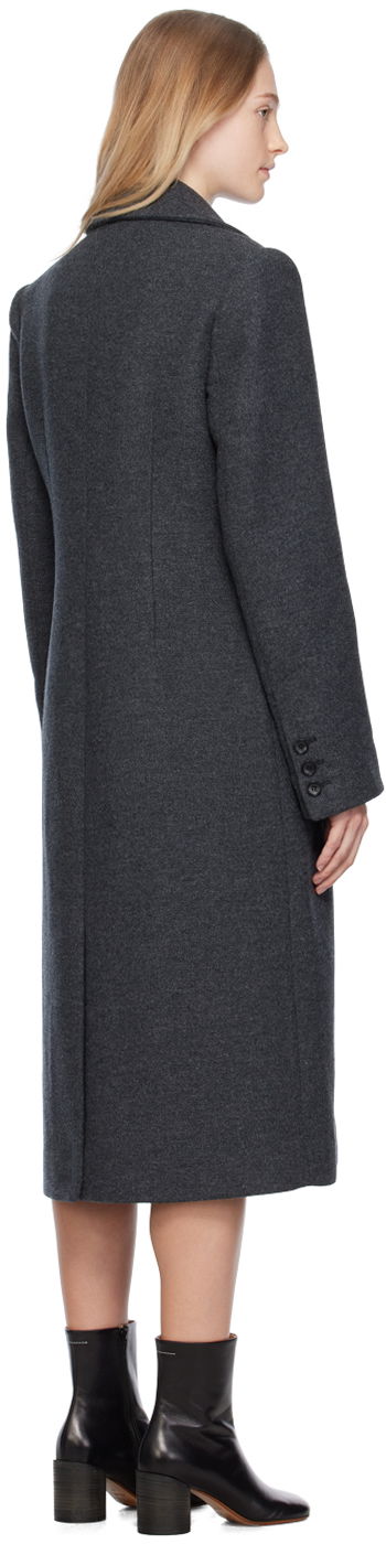 Kabáty We11done We11done Single-Breasted Coat Šedá | WD-CT3-23-065-W-DG, 2